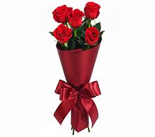 Букет 5 Красных роз Эдлесс Лав в Некрасовке Хабаровский край