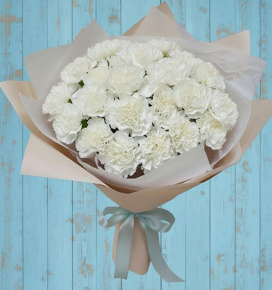 Букет цветов из: Гвоздики в Некрасовке Хабаровский край