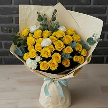 Букет цветов из:  Розы в Некрасовке Хабаровский край