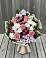 Букет цветов из: Альстромерии, Гвоздики, Розы и Хризантемы в Некрасовке Хабаровский край