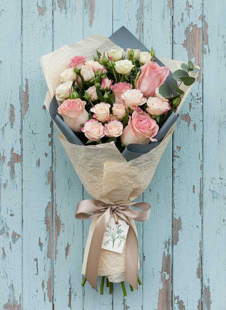 Букет цветов из: Розы в Некрасовке Хабаровский край