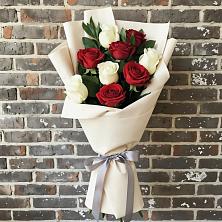 Букет цветов из:  Розы в Некрасовке Хабаровский край