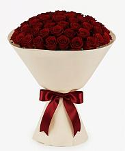 Букет 101 Бордовая роза Блэк Бакарра в Некрасовке Хабаровский край