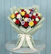 Букет цветов из:  Розы #REPLACE_PRED# Некрасовке Хабаровский край