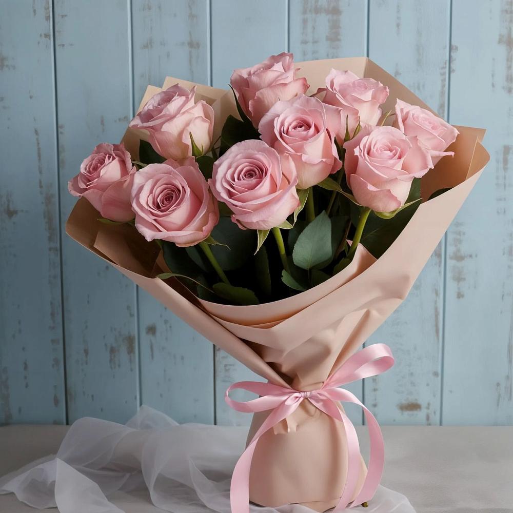 Букет цветов из: Розы в Некрасовке Хабаровский край