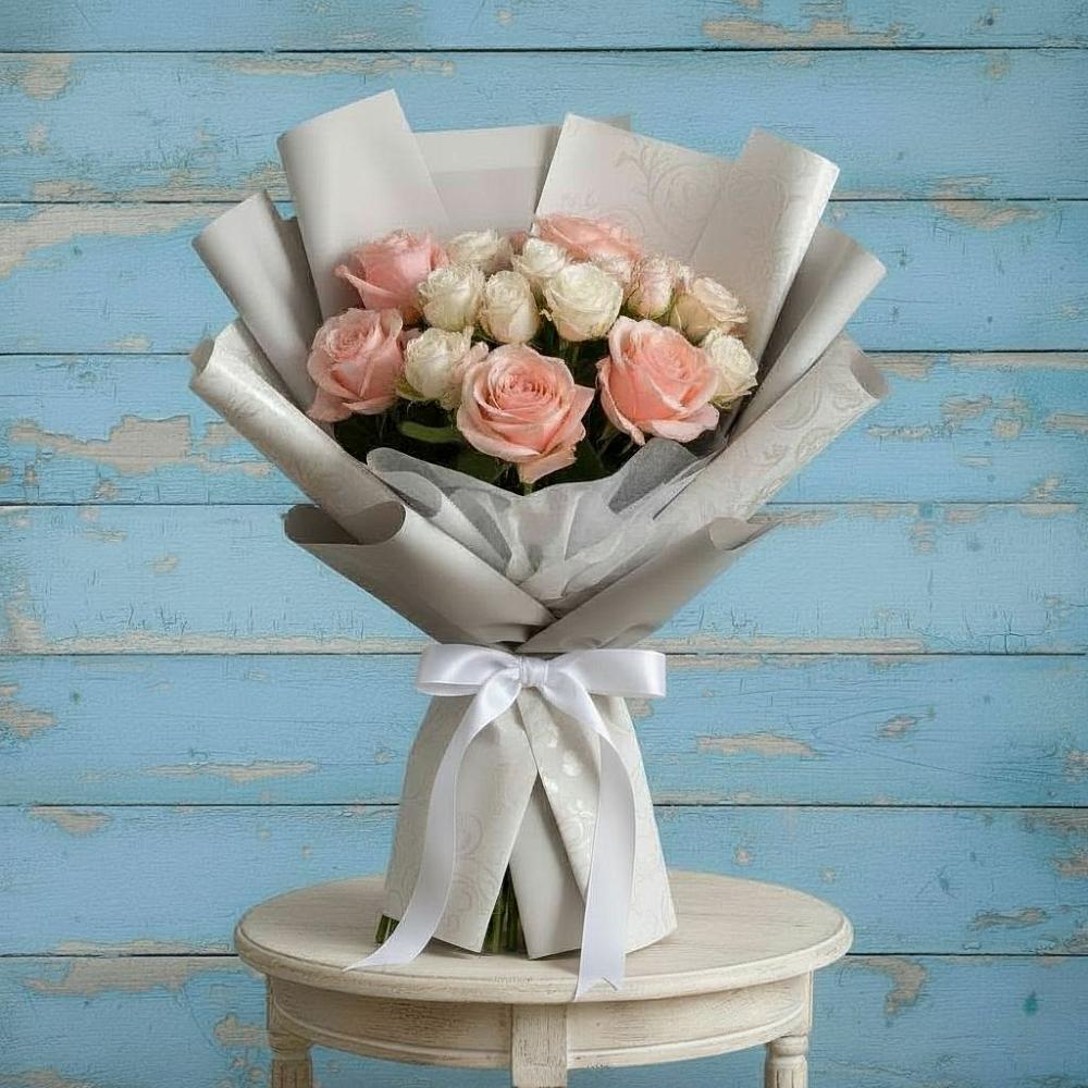 Букет цветов из: Розы в Некрасовке Хабаровский край