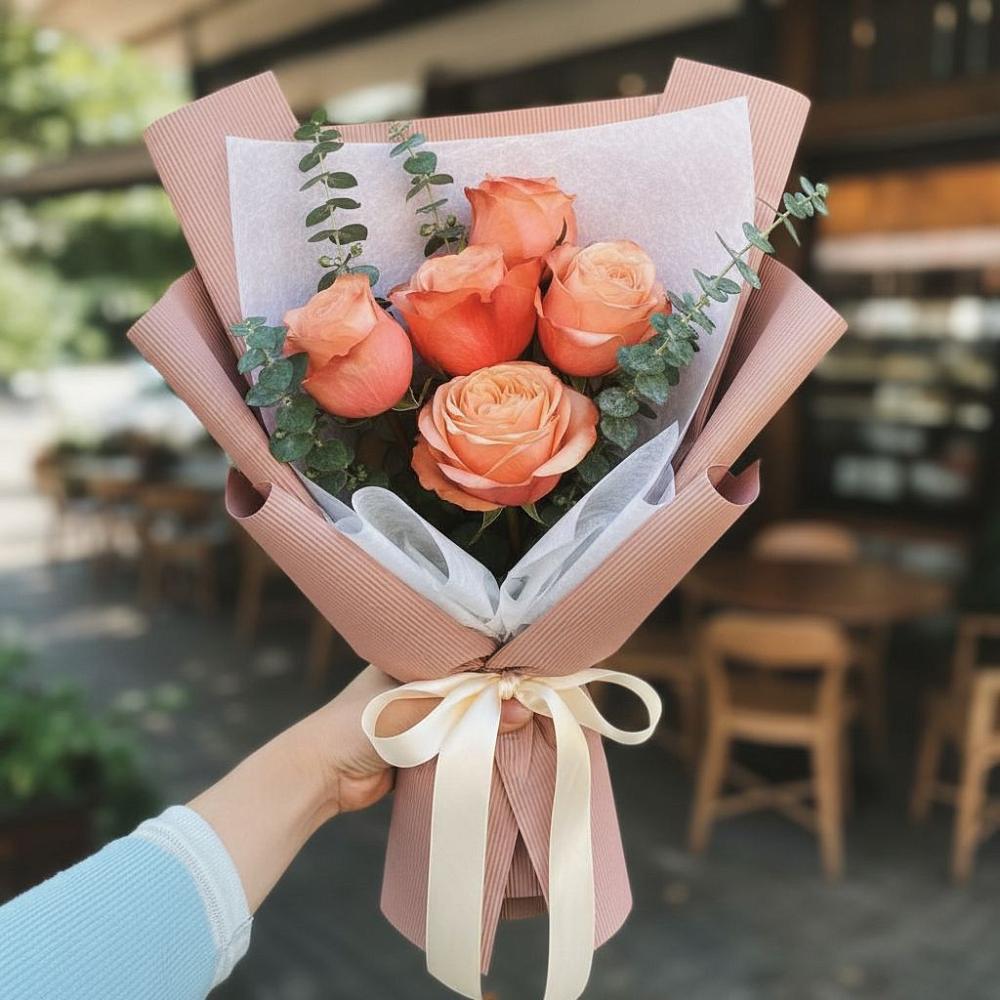 Букет цветов из: Розы в Некрасовке Хабаровский край