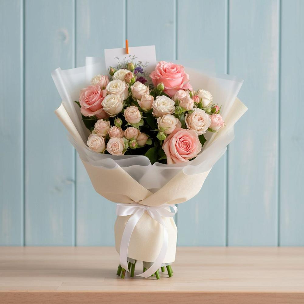 Букет цветов из: Розы в Некрасовке Хабаровский край