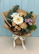 Букет цветов из:  Герберы и Хризантемы #REPLACE_PRED# Некрасовке Хабаровский край