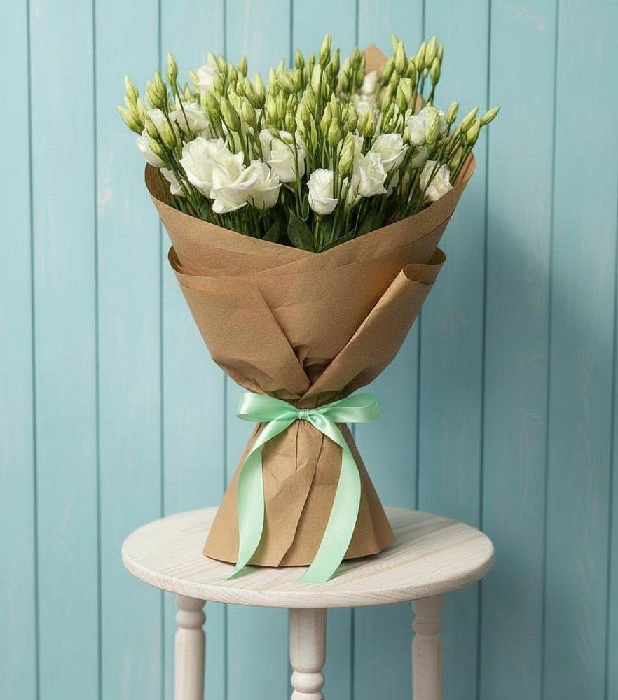 Букет цветов из: Лизиантусы в Некрасовке Хабаровский край