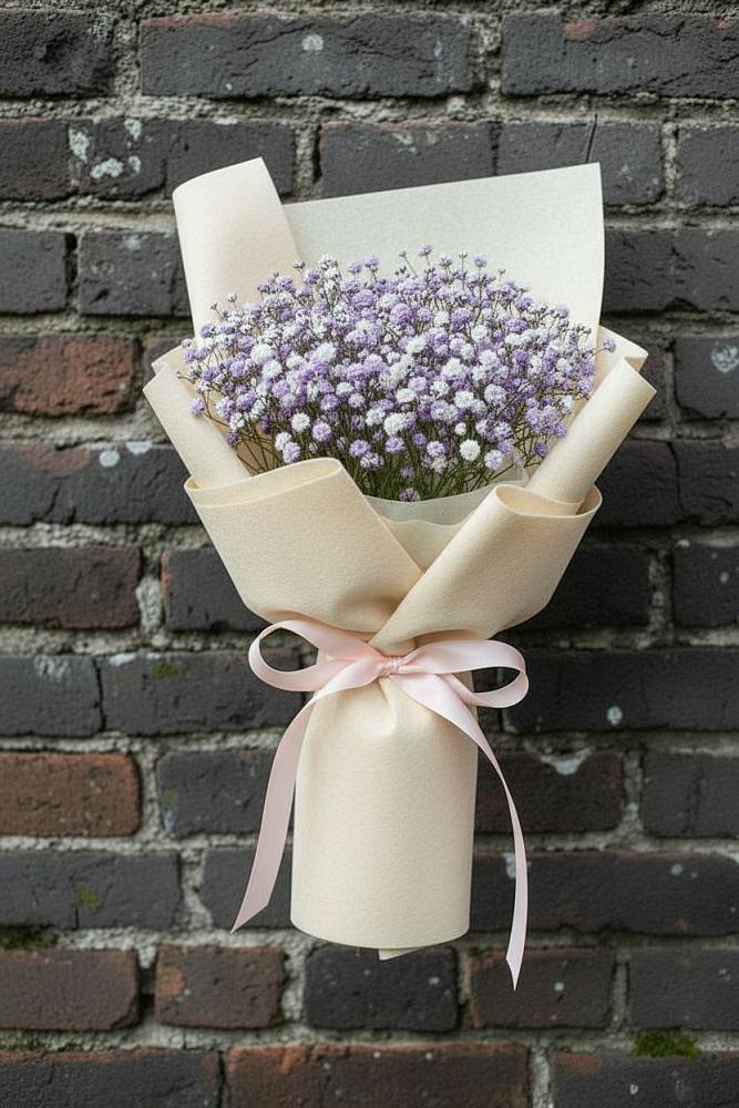 Букет цветов из: Гипсофила в Некрасовке Хабаровский край