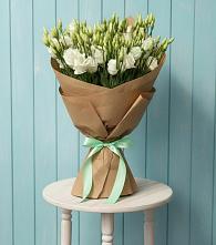 Букет цветов из:  Лизиантусы в Некрасовке Хабаровский край