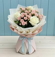 Букет цветов из:  Розы в Некрасовке Хабаровский край