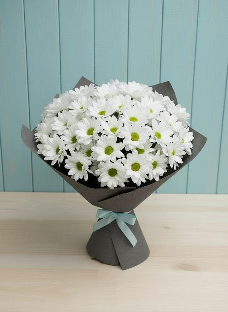 Букет цветов из: Хризантемы в Некрасовке Хабаровский край