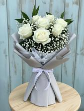 Букет цветов из:  Розы в Некрасовке Хабаровский край