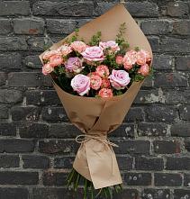 Букет цветов из:  Розы в Некрасовке Хабаровский край