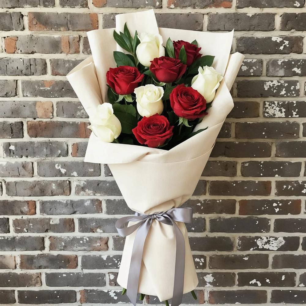 Букет цветов из: Розы в Некрасовке Хабаровский край