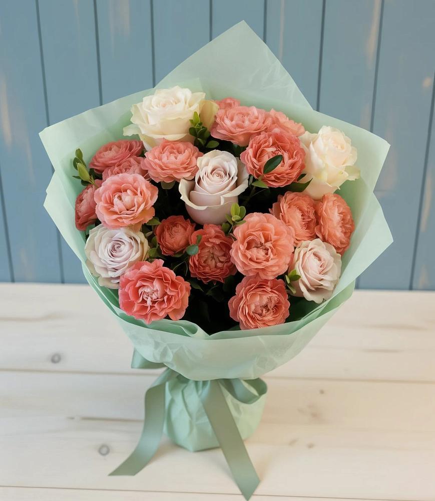 Букет цветов из: Розы в Некрасовке Хабаровский край