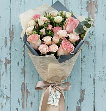 Букет цветов из:  Розы в Некрасовке Хабаровский край
