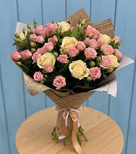 Букет цветов из:  Розы в Некрасовке Хабаровский край