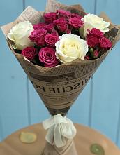 Букет цветов из:  Розы в Некрасовке Хабаровский край