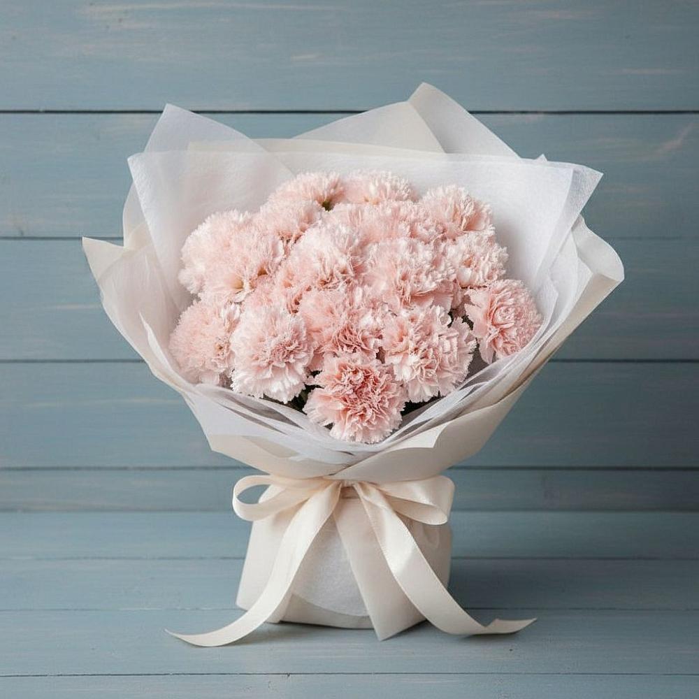 Букет цветов из: Гвоздики в Некрасовке Хабаровский край