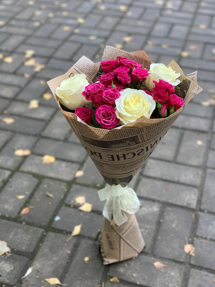 Букет цветов из: Розы в Некрасовке Хабаровский край