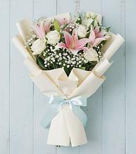 Букет цветов из:  Лилии в Некрасовке Хабаровский край