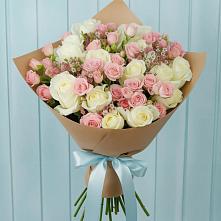 Букет цветов из:  Розы в Некрасовке Хабаровский край